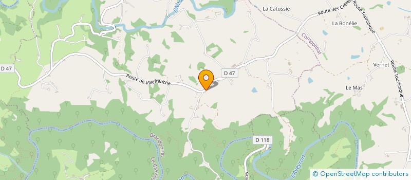 localisation de l'entreprise 980 824 437   BRANDONNET