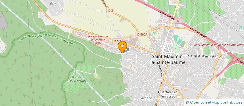 localisation de l'entreprise 980 860 431 à SAINT-MAXIMIN-LA-SAINTE-BAUME