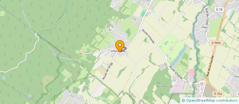 localisation de l'entreprise 980 926 109 à CROZET