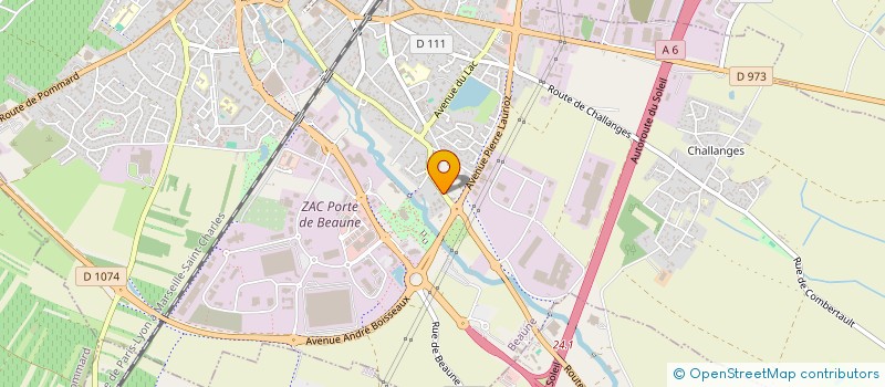 localisation de l'entreprise 980 980 916 à BEAUNE