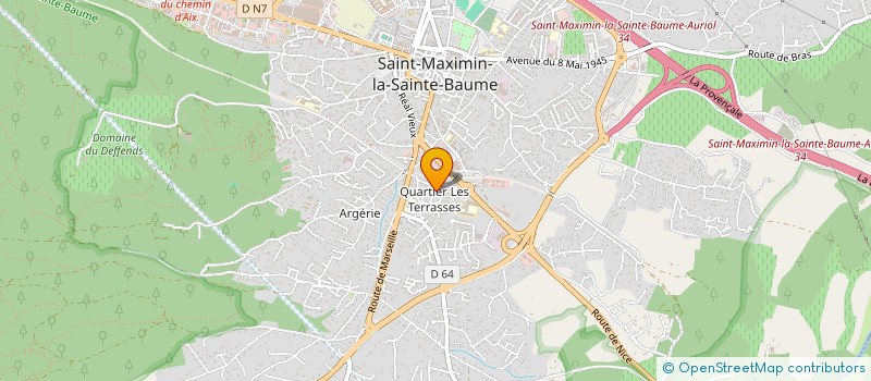 localisation de l'entreprise 980 983 001   SAINT-MAXIMIN-LA-SAINTE-BAUME