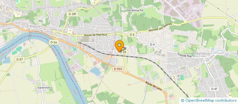 localisation de l'entreprise 980 990 626 à REYRIEUX