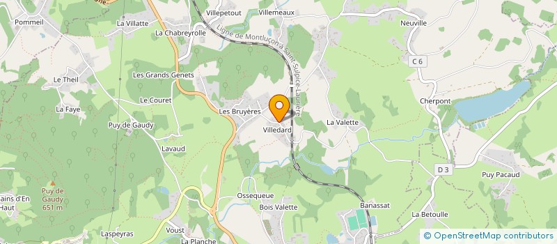 localisation de l'entreprise 981 049 505   CREUZIER-LE-NEUF