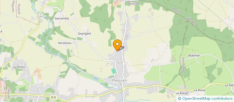 localisation de l'entreprise 981 055 825   PLEGUIEN