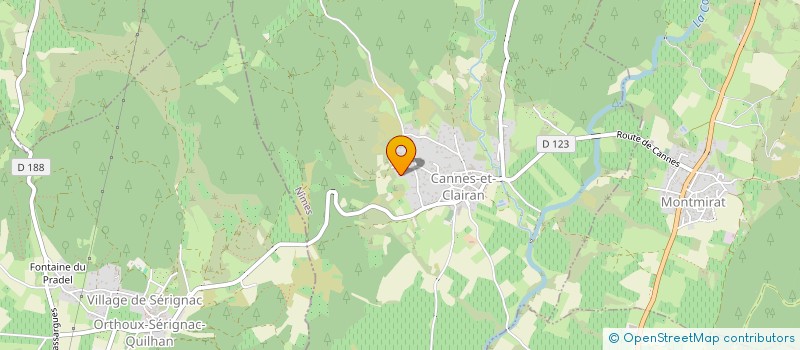 localisation de l'entreprise 981 131 741   CANNES-ET-CLAIRAN