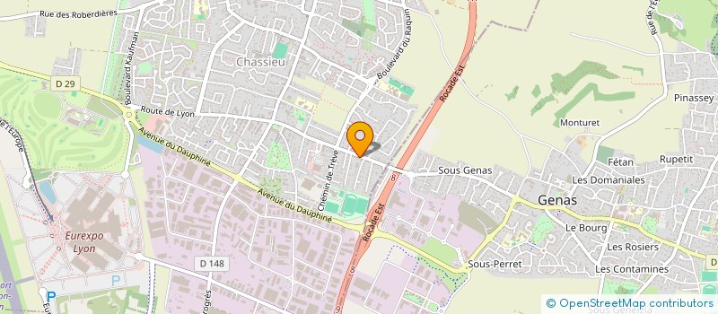 localisation de l'entreprise 981 154 446   CHASSIEU