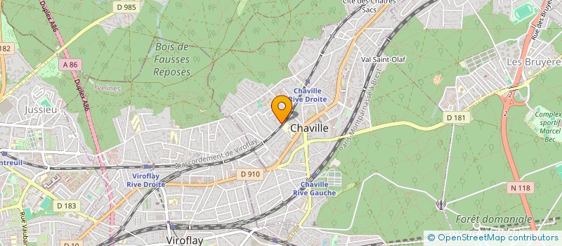 localisation de l'entreprise 981 158 215  à CHAVILLE