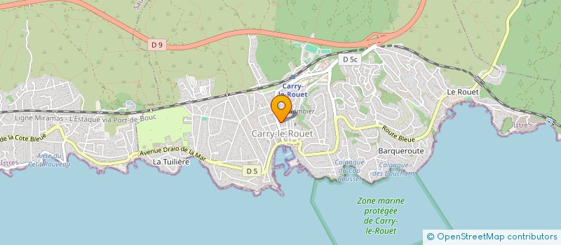 localisation de l'entreprise 981 193 923 à CARRY-LE-ROUET