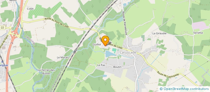 localisation de l'entreprise 981 247 687   LARUSCADE