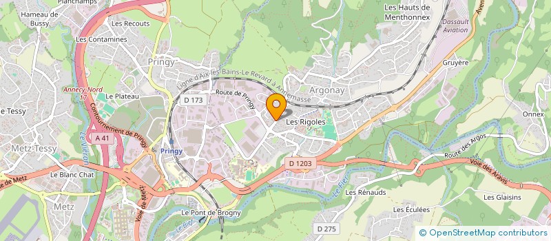 localisation de l'entreprise 981 287 972   ARGONAY