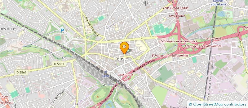 localisation de l'entreprise 981 309 156   LENS