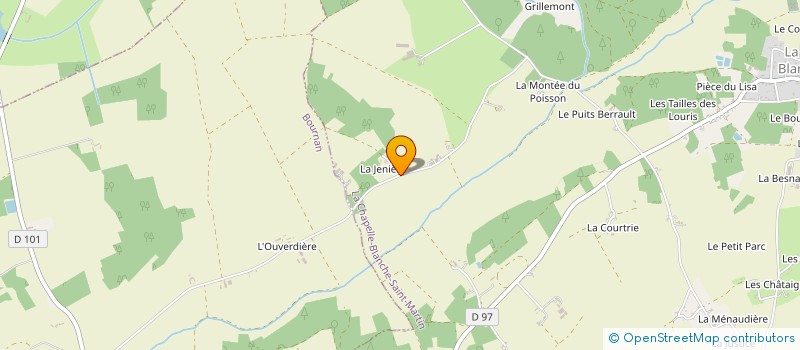 localisation de l'entreprise 981 309 669   LA CHAPELLE-BLANCHE-SAINT-MARTIN