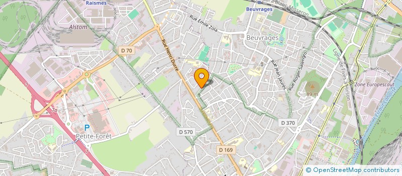 localisation de l'entreprise 981 345 986   RAISMES