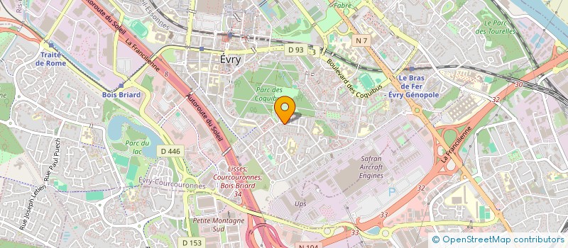 localisation de l'entreprise 981 482 532 à EVRY-COURCOURONNES