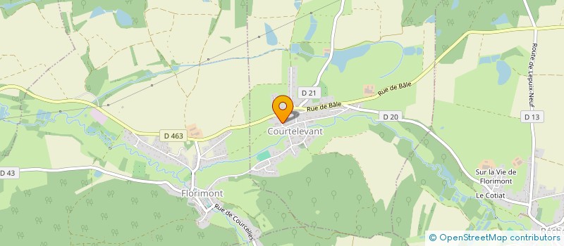 localisation de l'entreprise 981 500 630   COURTELEVANT