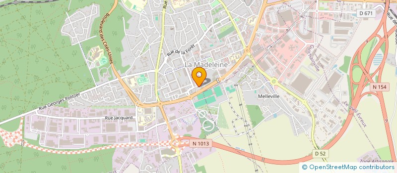 localisation de l'entreprise 981 550 817   EVREUX