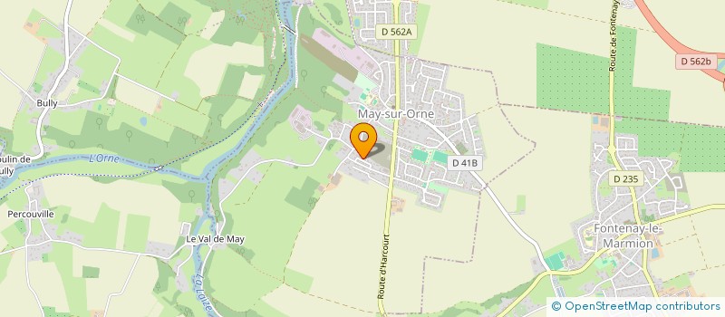localisation de l'entreprise 981 614 985 à MAY-SUR-ORNE