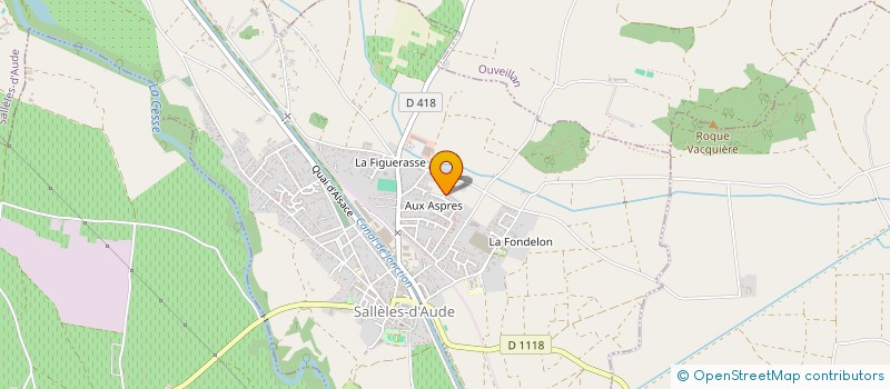 localisation de l'entreprise 981 623 275   SALLELES-D'AUDE