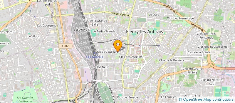 localisation de l'entreprise 981 633 001   FLEURY-LES-AUBRAIS