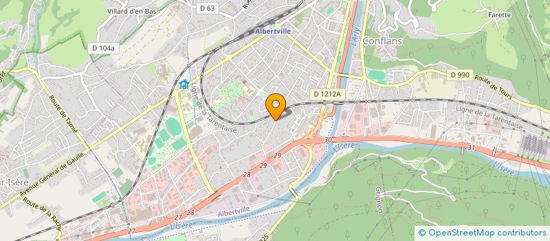 localisation de l'entreprise 981 655 640   ALBERTVILLE