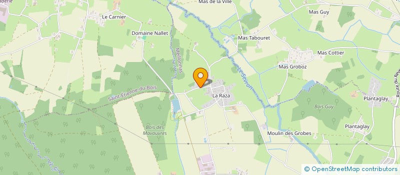 localisation de l'entreprise 981 660 574   MEILLONNAS