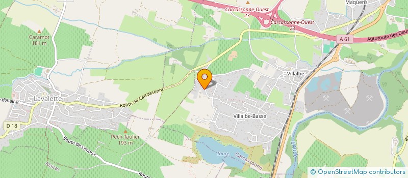 localisation de l'entreprise 981 672 405   CARCASSONNE