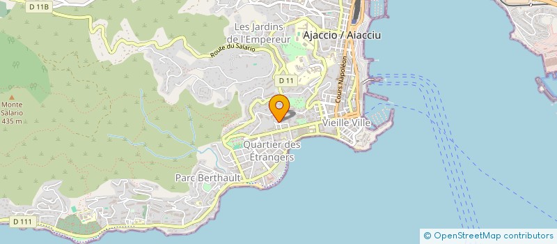 localisation de l'entreprise 981 711 211   AJACCIO