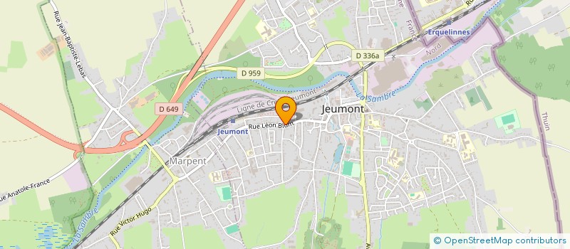 localisation de l'entreprise 981 741 085   JEUMONT