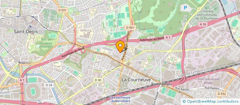 localisation de l'entreprise 981 753 197 à LA COURNEUVE