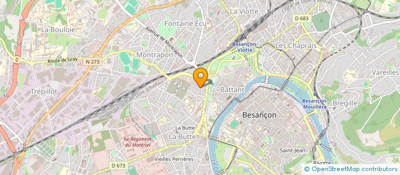 localisation de l'entreprise 981 818 867 à BESANCON