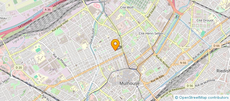 localisation de l'entreprise 981 873 862   MULHOUSE