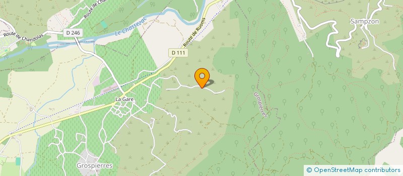 localisation de l'entreprise 981 883 036   GROSPIERRES