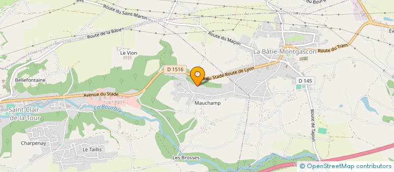 localisation de l'entreprise 981 913 270   SAINT-CLAIR-DE-LA-TOUR