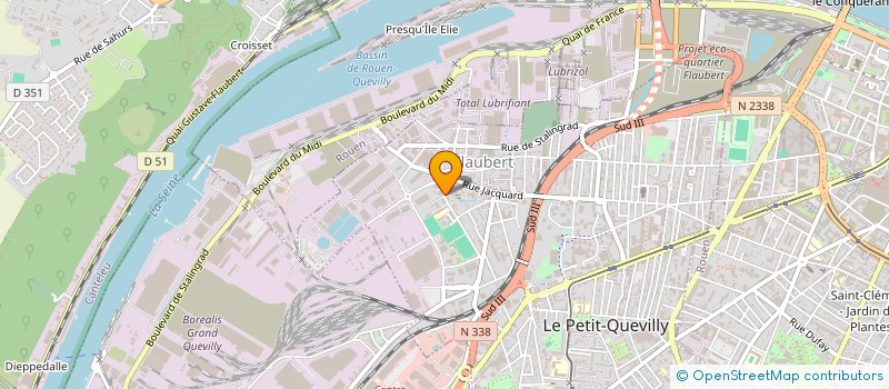 localisation de l'entreprise 981 925 506   LE PETIT-QUEVILLY