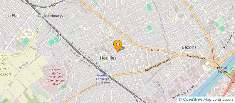 localisation de l'entreprise 981 957 400   HOUILLES