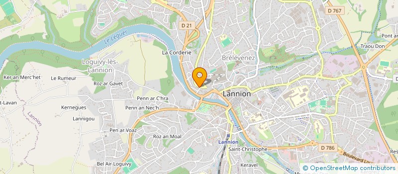 localisation de l'entreprise 982 029 910   LANNION