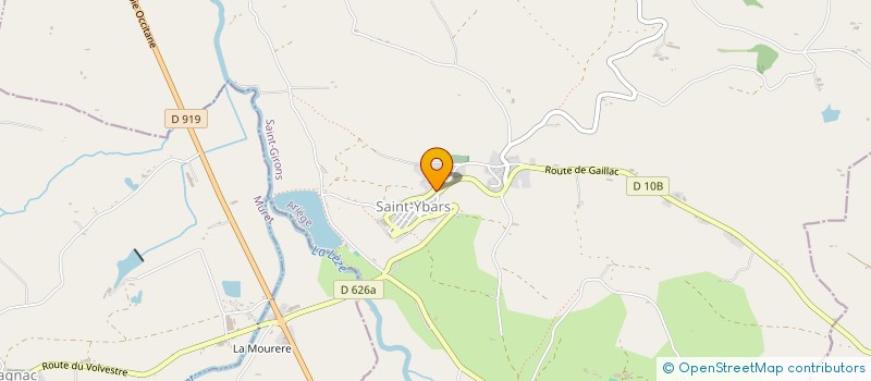 localisation de l'entreprise 982 043 325 à SAINT-YBARS