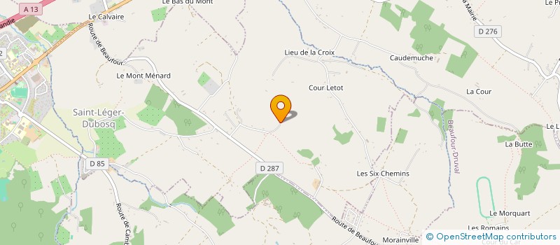 localisation de l'entreprise 982 182 123   SAINT-LEGER-DUBOSQ