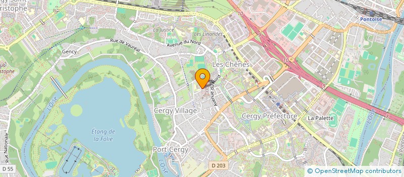 localisation de l'entreprise 982 187 627   CERGY