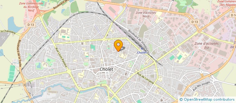 localisation de l'entreprise 982 190 233  à CHOLET