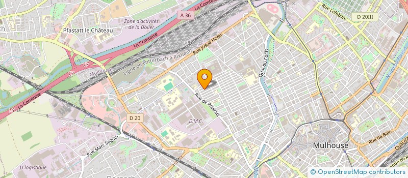 localisation de l'entreprise 982 287 732   MULHOUSE