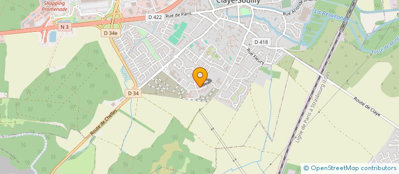 localisation de l'entreprise 982 323 370   CLAYE-SOUILLY