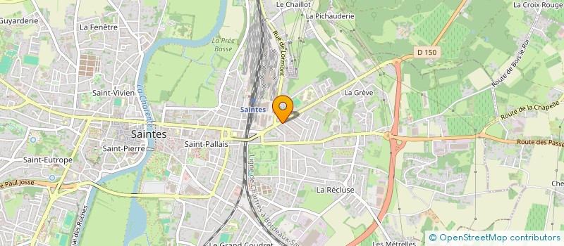 localisation de l'entreprise 982 347 791   SAINTES