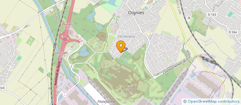 localisation de l'entreprise 982 359 457   OIGNIES