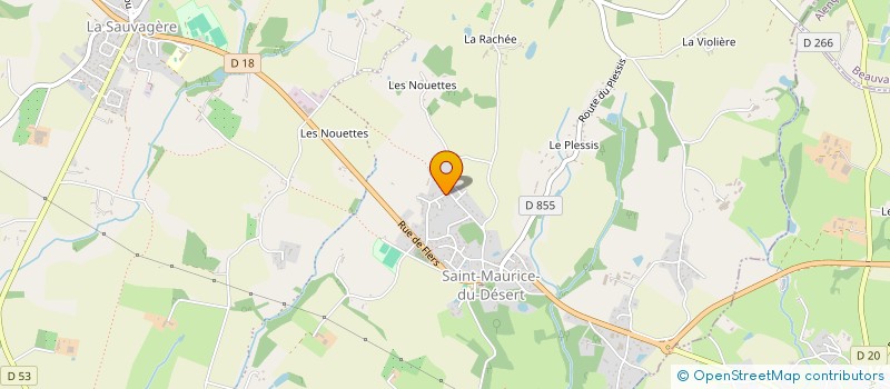 localisation de l'entreprise 982 372 435 à LES MONTS D'ANDAINE
