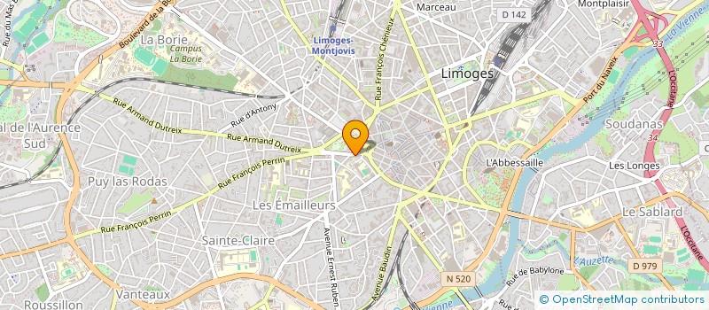 localisation de l'entreprise 982 398 646 à LIMOGES