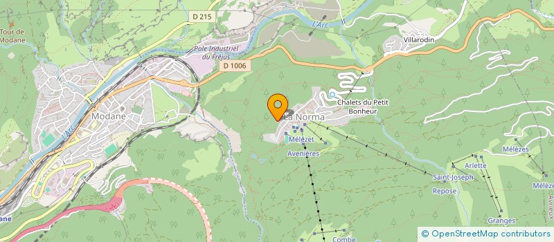 localisation de l'entreprise 982 444 010   VILLARODIN-BOURGET