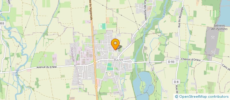 localisation de l'entreprise 982 474 579   BAZET
