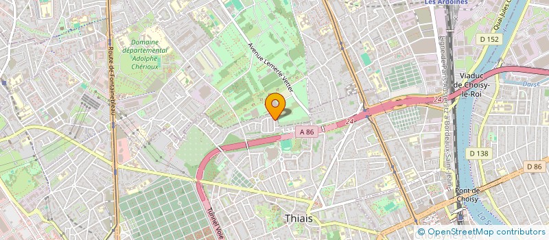 localisation de l'entreprise 982 492 266   THIAIS