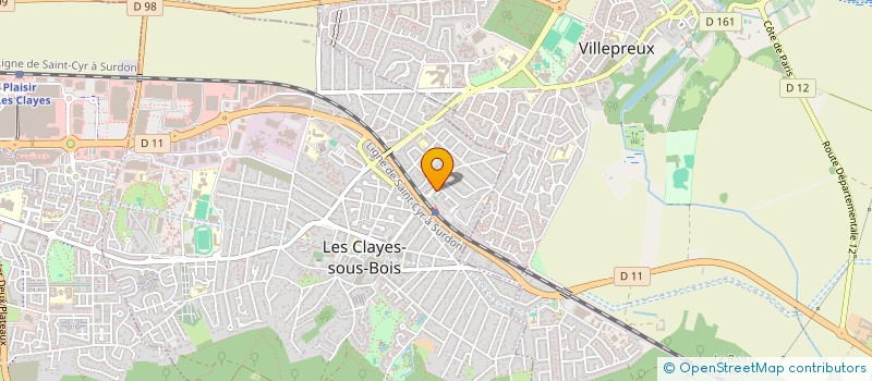 localisation de l'entreprise 982 517 062   LES CLAYES-SOUS-BOIS